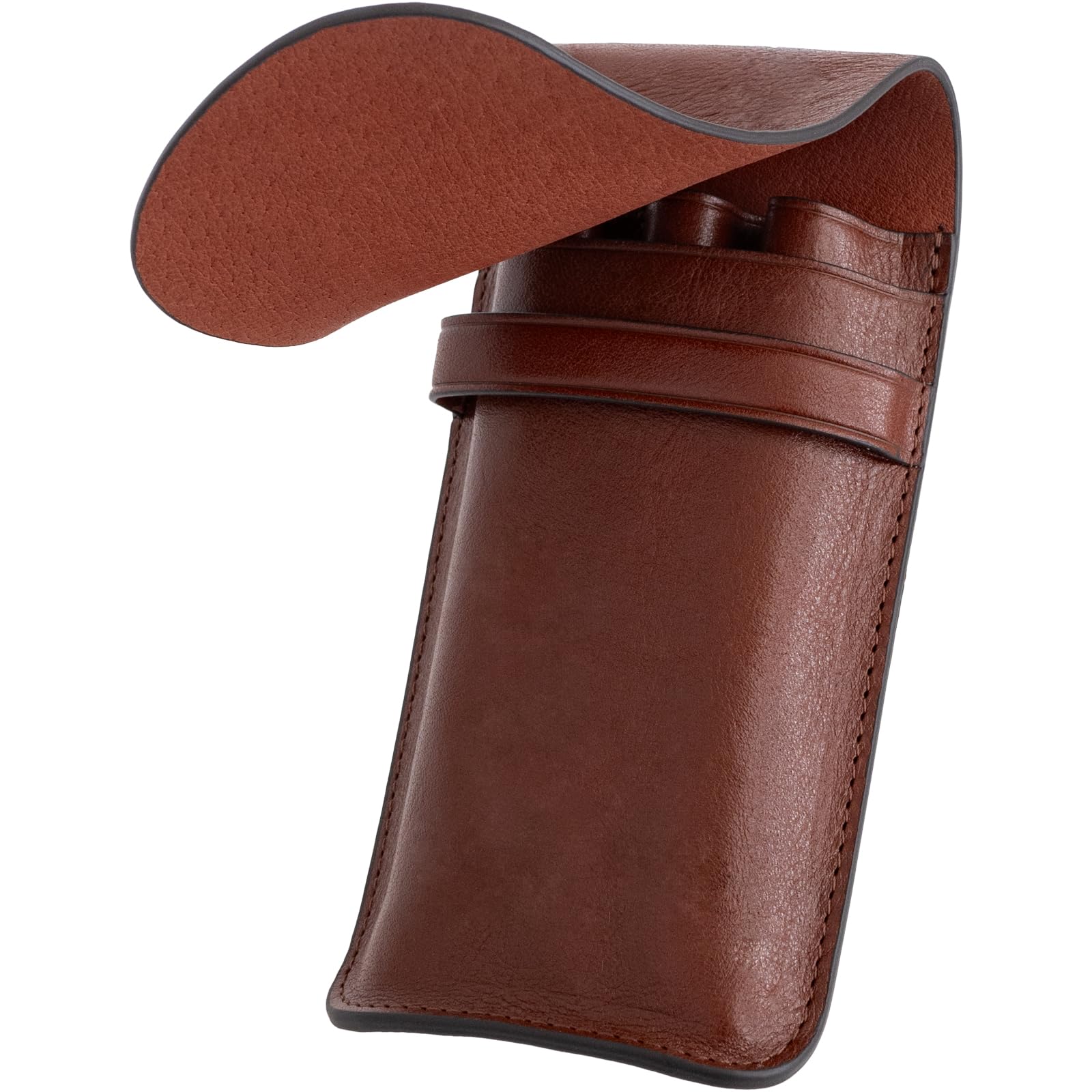 ❤️お値下げ❤️ブックバンドペンケースB6～A5用茶色　ミドリカンパニー ブックバンドペンケース＜B6～A5用＞リサイクルレザー 茶