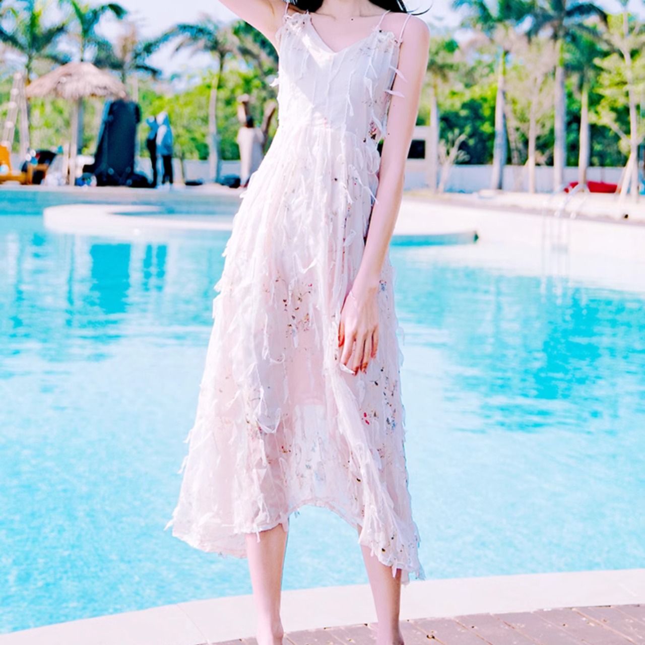 Cross-back Beach Dress 5118