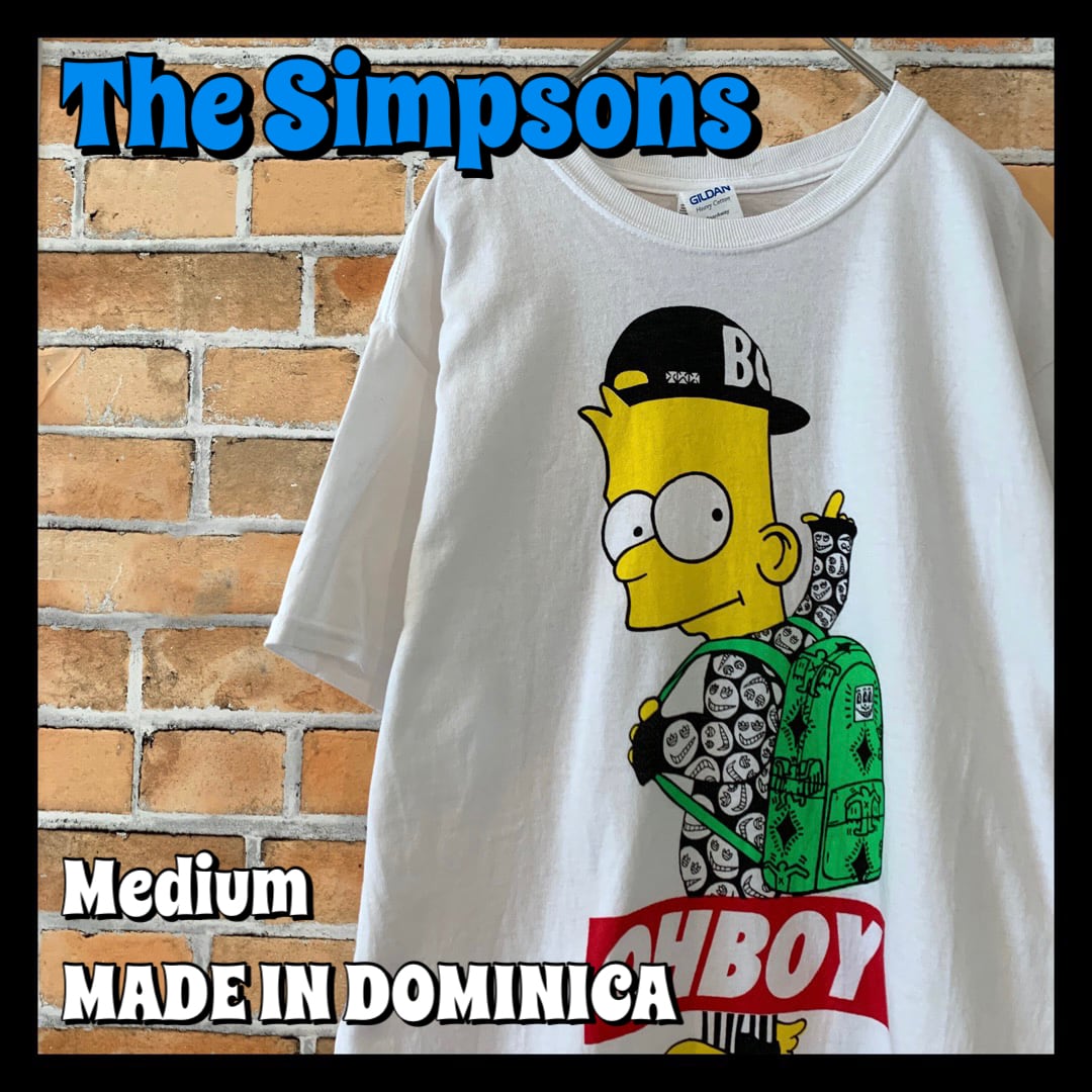The Simpsons】 シンプソンズ USA古着 パロディ Tシャツ スポーツ