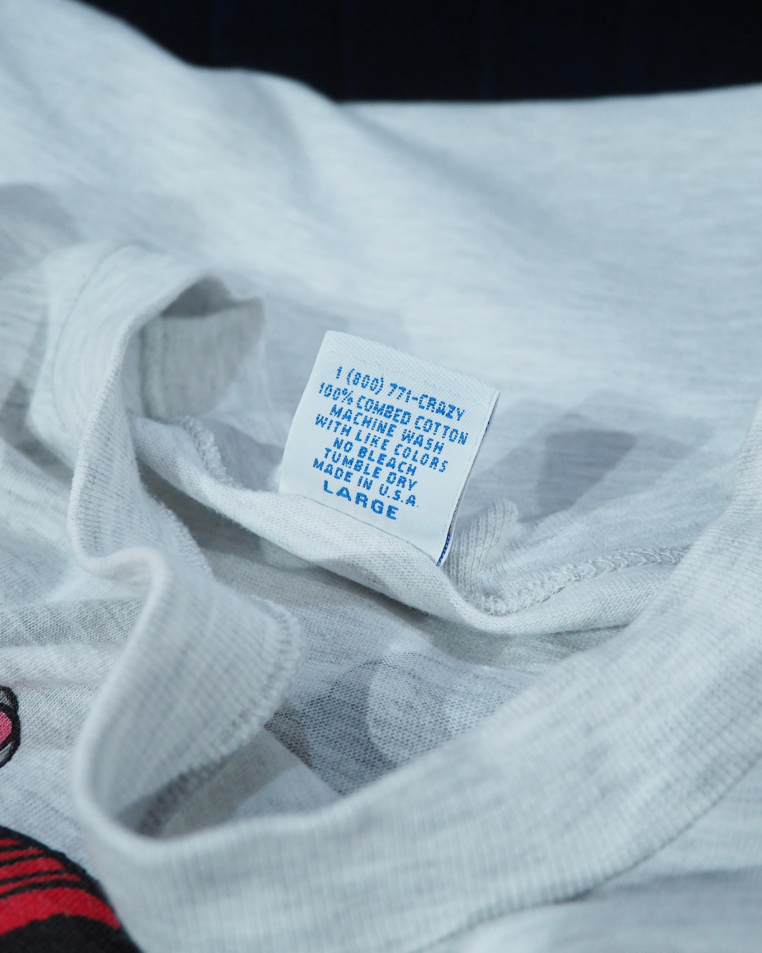 1990s " Made in USA - Kliban Cat " " 相撲 ‐ SUMO " Double-side printed vintage loose Tee