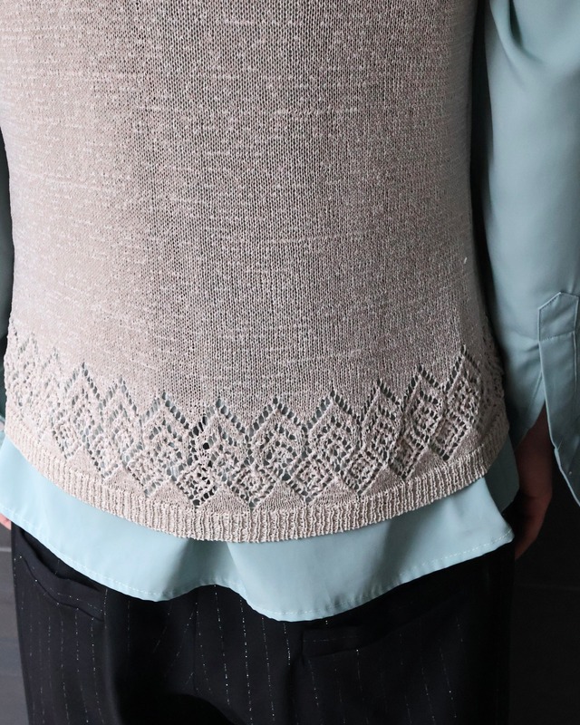 coloring sheer half sleeve cardigan