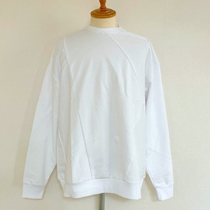 Patchwork Long Sleeve Cut & Sewn　Off White