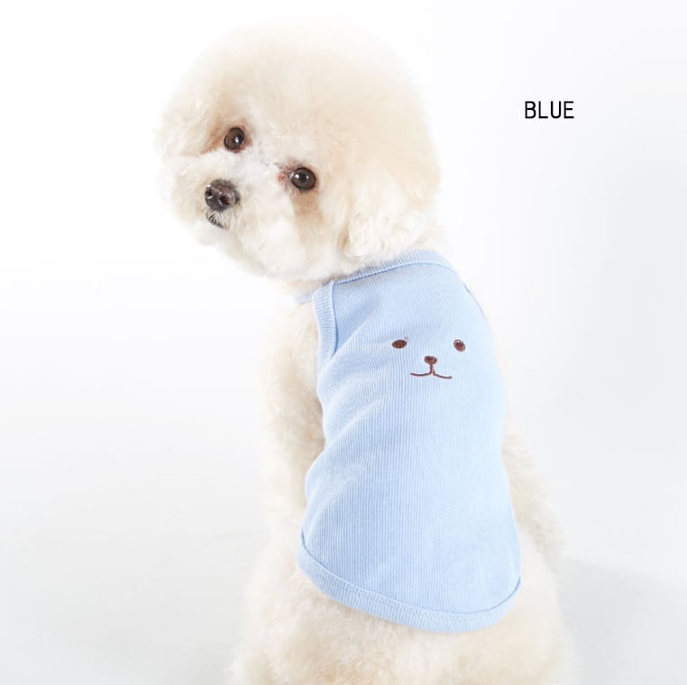 クマちゃんタンクトップ S ~ 2XL  /  犬の服 犬服 ペット洋服 ドッグウェア ペット用品 小型犬 中型犬 b41