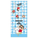 【ロット販売】【5入】クレヨンしんちゃんプリントフェイスタオル しんちゃん＆シロ(4030929)