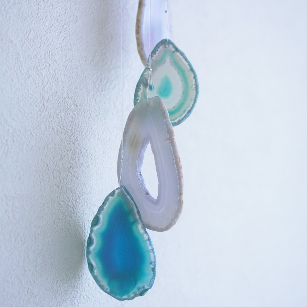 Blue Gardens - アゲートヒーリングチャイム / Agate Sun Catcher Wind Chime 383