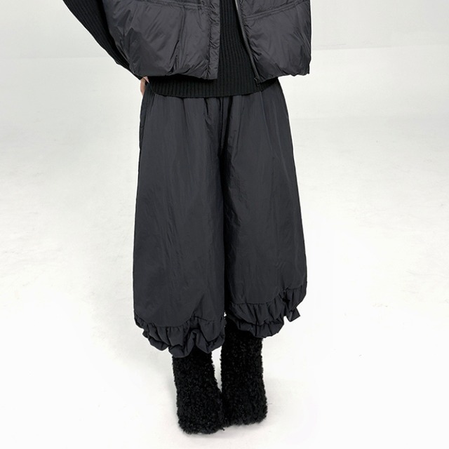 中綿 ワイドシルエット バルーンパンツR30436