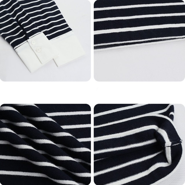 border panel knit　J00428