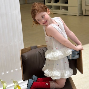 夏花柄刺しゅうベストセット