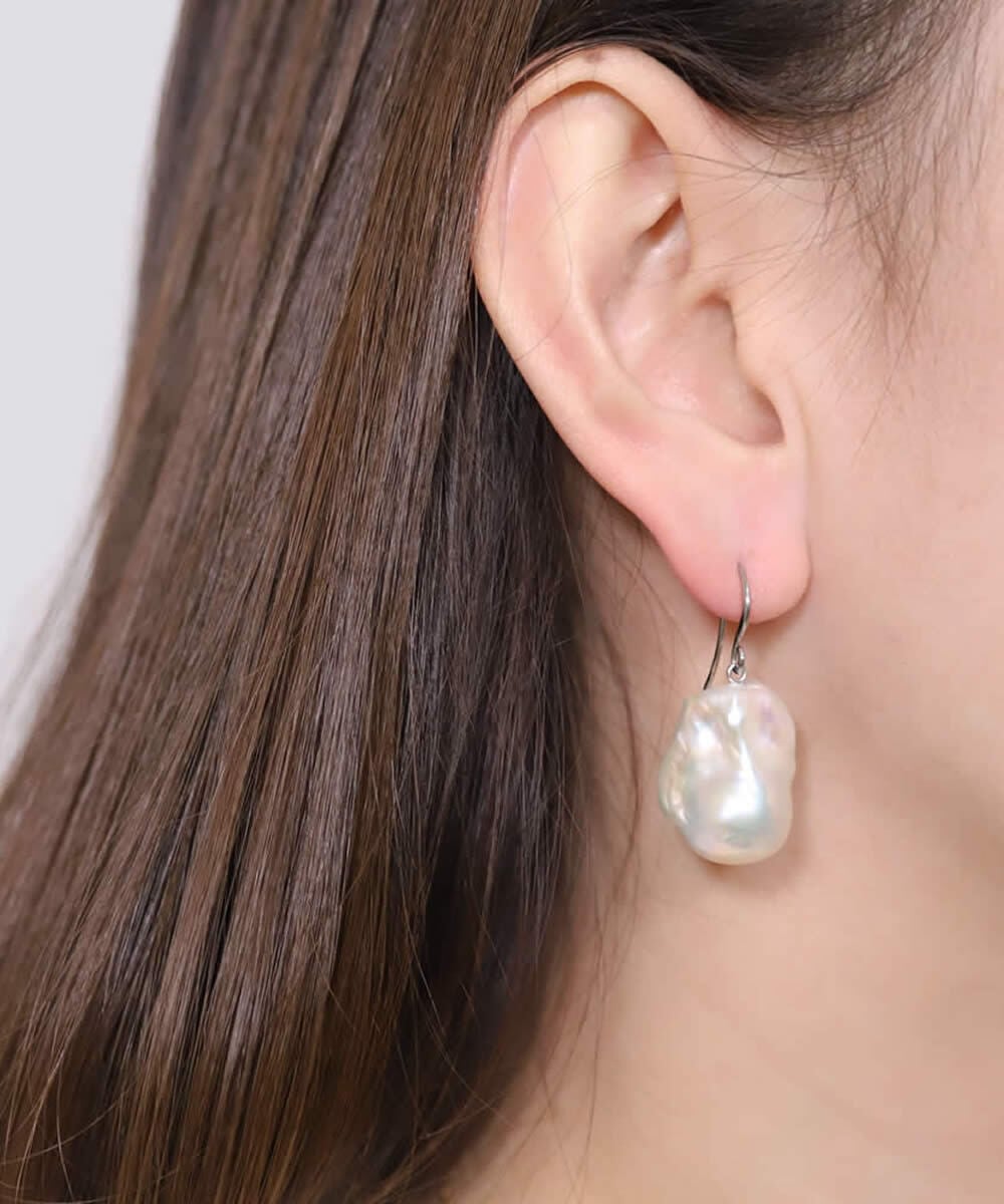 baroque pearl drop pierce/earring〈高品質 Sクラス〉 | LARICA