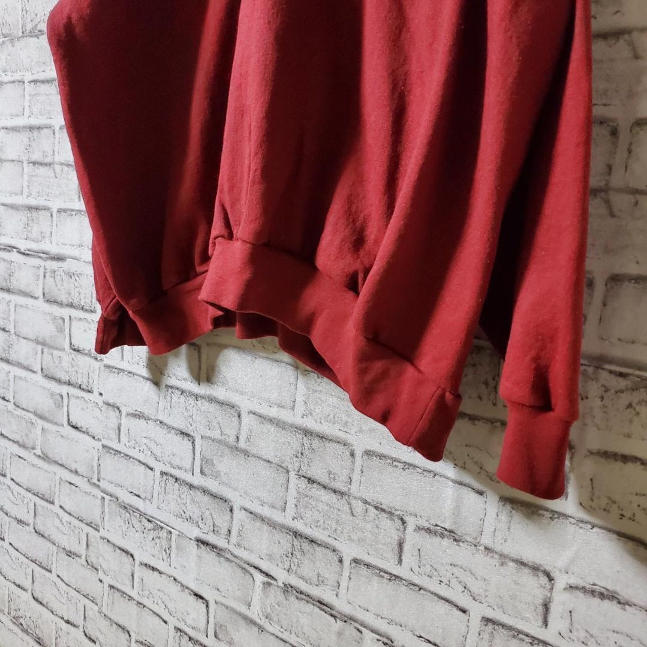 【ヴィンテージ】トレーナー　裏起毛　赤