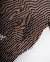 【#Re:room】ORANGE FLOWER EMBROIDERY STRIPE JACKET［REJ146］