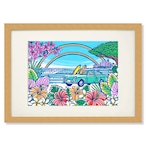 Art Print A4（Pink Palace）with Frame