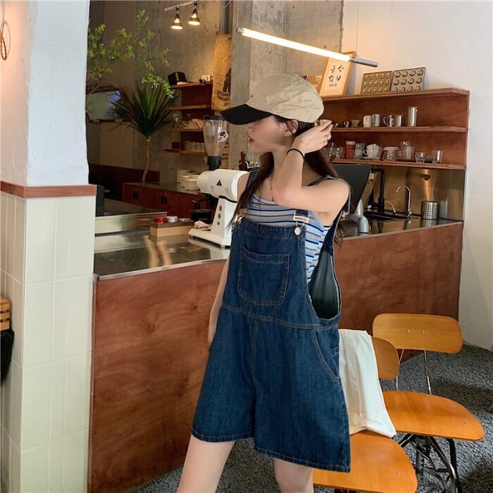 オーバーオール サマールーズ薄手ショーツ 夏物 ブルマー クレセントシティ81093417395