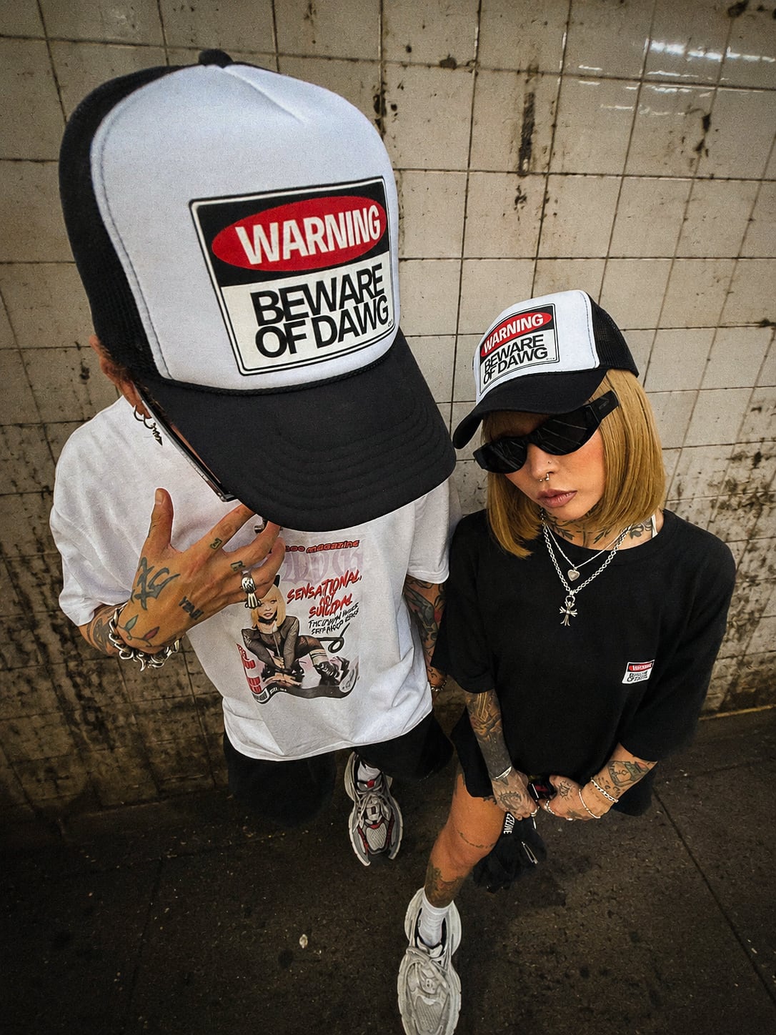 BEWARE OF DAWG MESH CAP