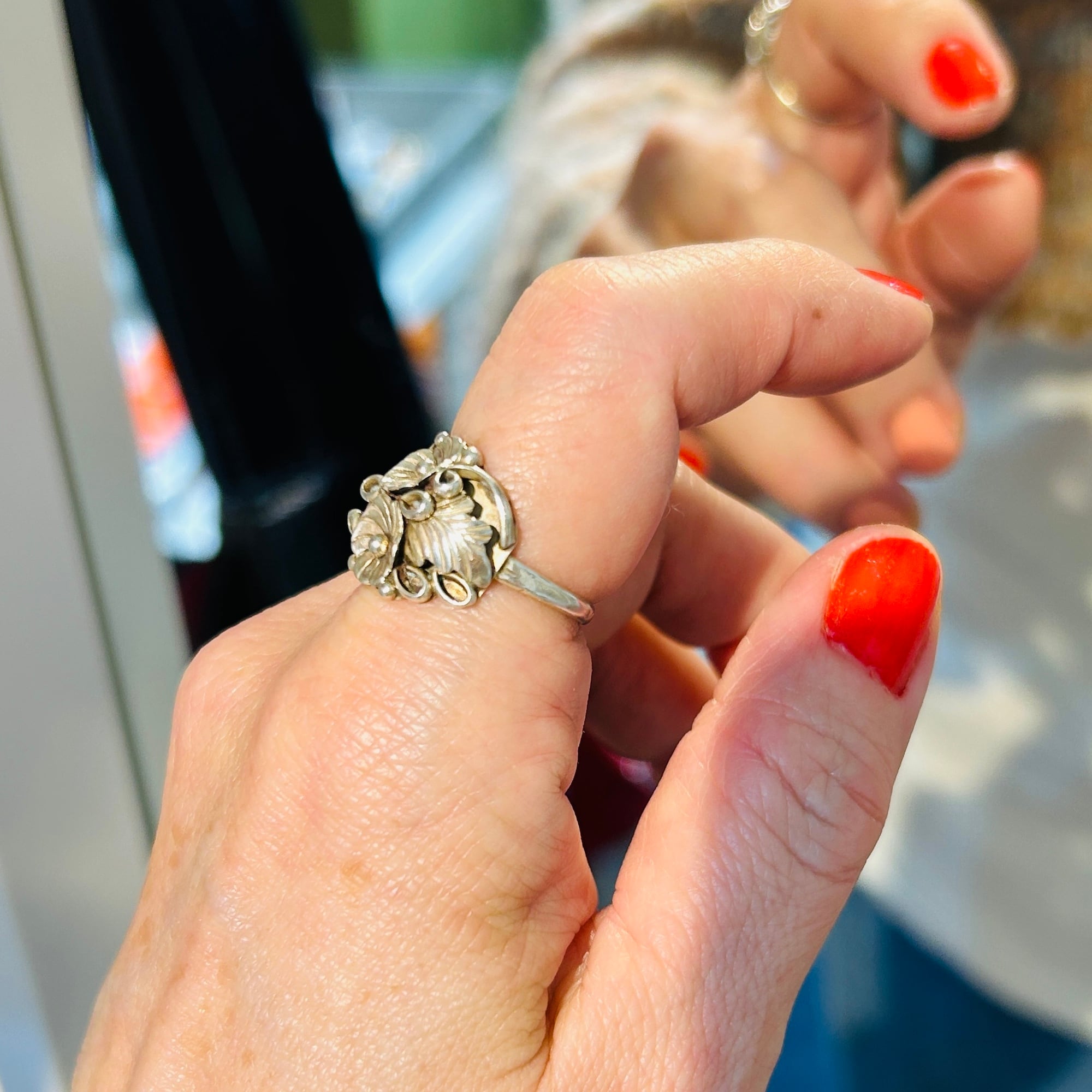 Native American フラワーリング（14号） | Milo Antiques & Vintage