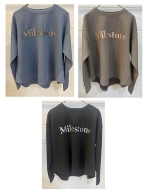 GALENA　サイドリブ刺繍ロゴTシャツ　70060-4102