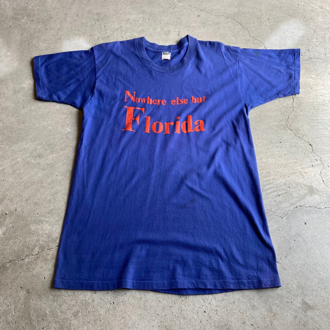 80年代 COLLEGIATE PACIFIC プリントTシャツ メンズM相当 古着 80s 