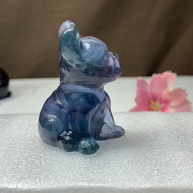 送料込み☆16.フローライト・フレンチブルドッグ