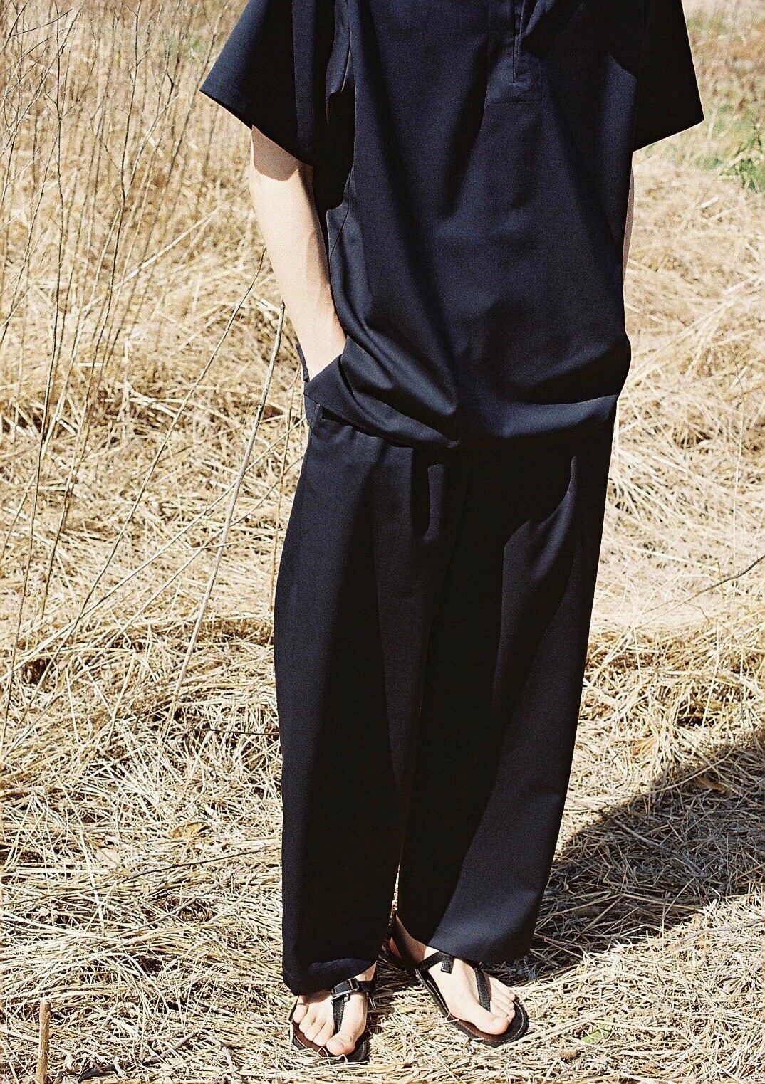 sowell summer wool gabardine  easy pants