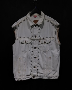 【WEAPON VINTAGE】"Levi's" 70's Studs Custum Vintage Denim Vest