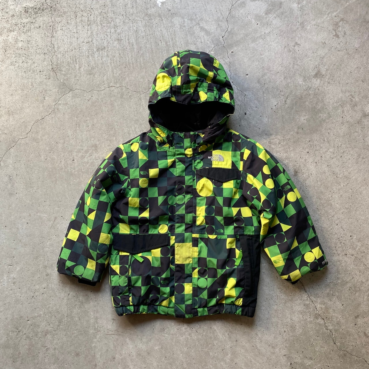 kids】ザ ノースフェイス ハイベント 総柄 中綿入り マウンテン  