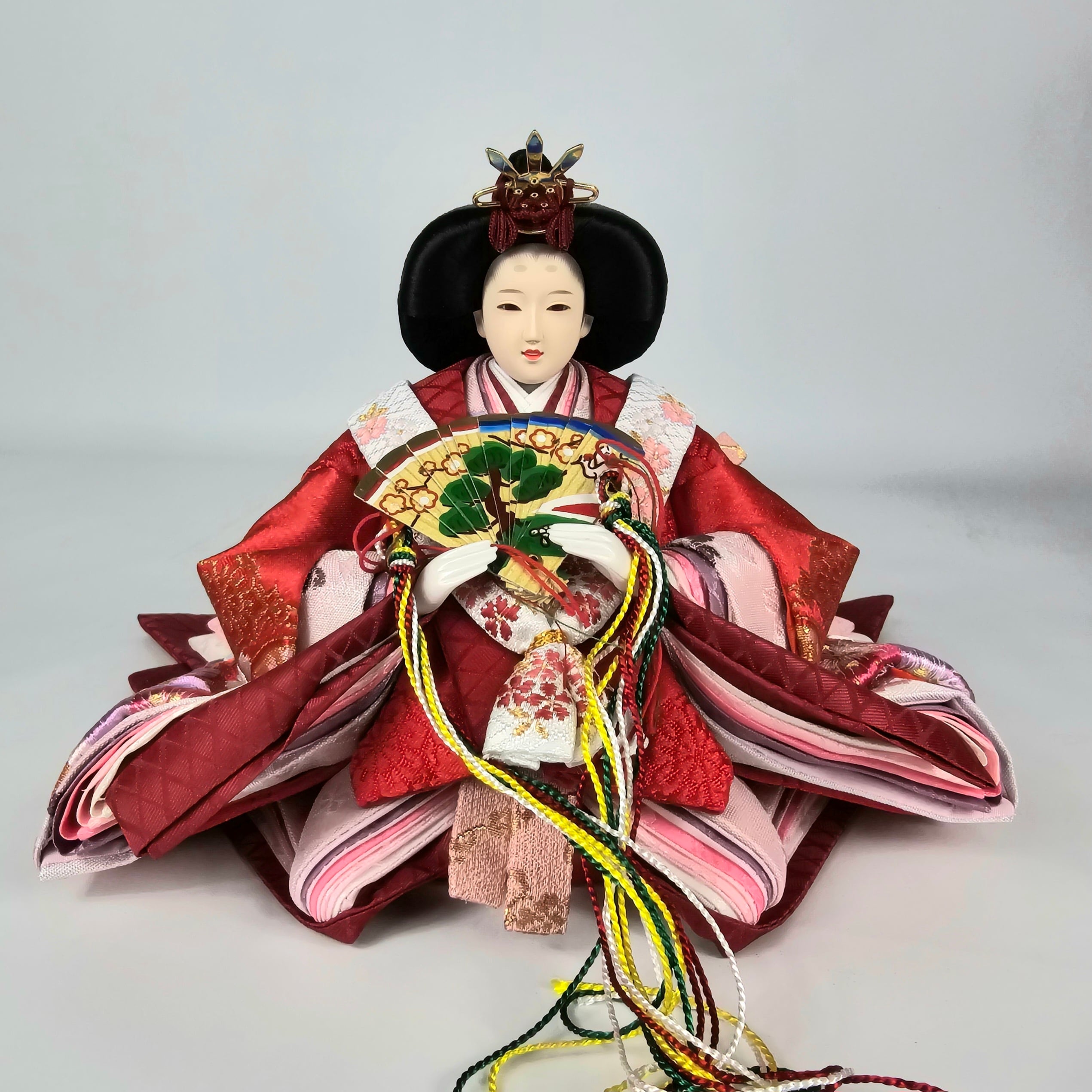 上村松園立雛シルクスクリーン版画 手足 雛祭りひなまつり雛人形 
