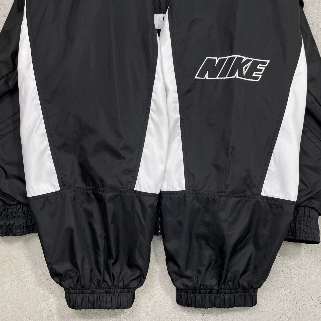 90年代 NIKE ナイキ ロゴ刺繍 ナイロンジャケット トラックジャケット 