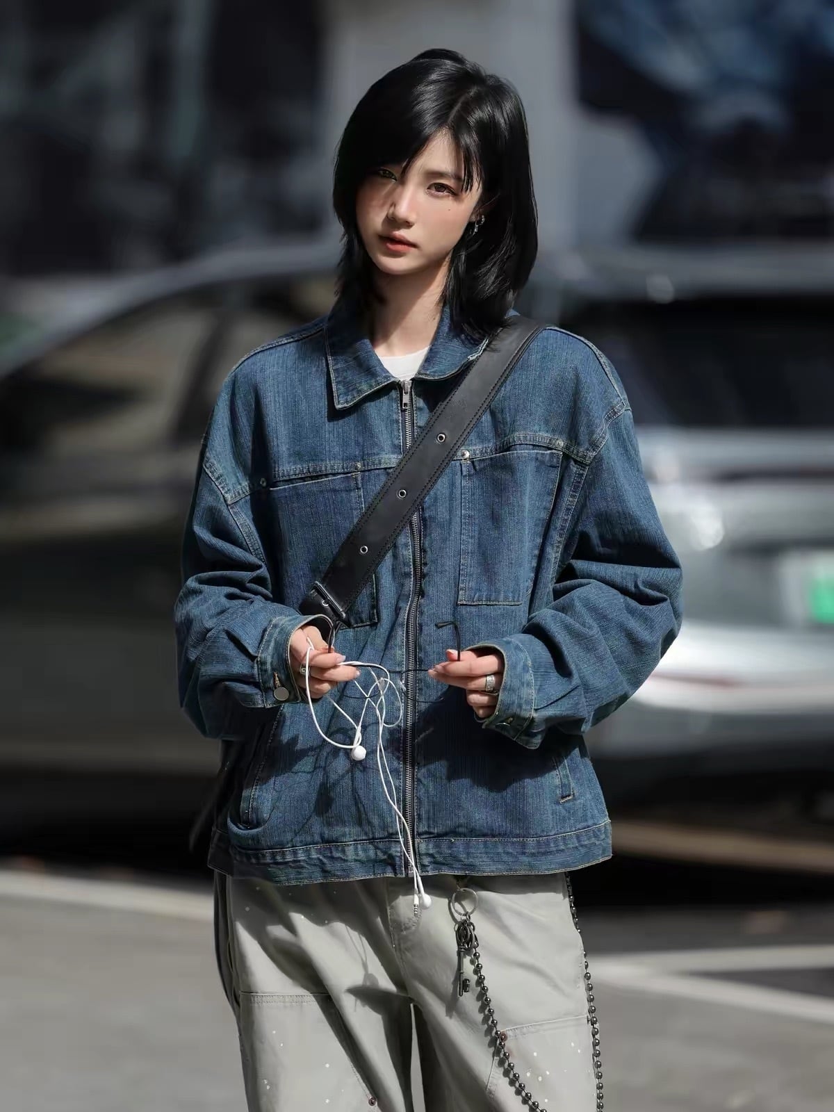 ダブルポケットボックスデニムジャケット / DOUBLE POCKET BOX DENIM JACKET