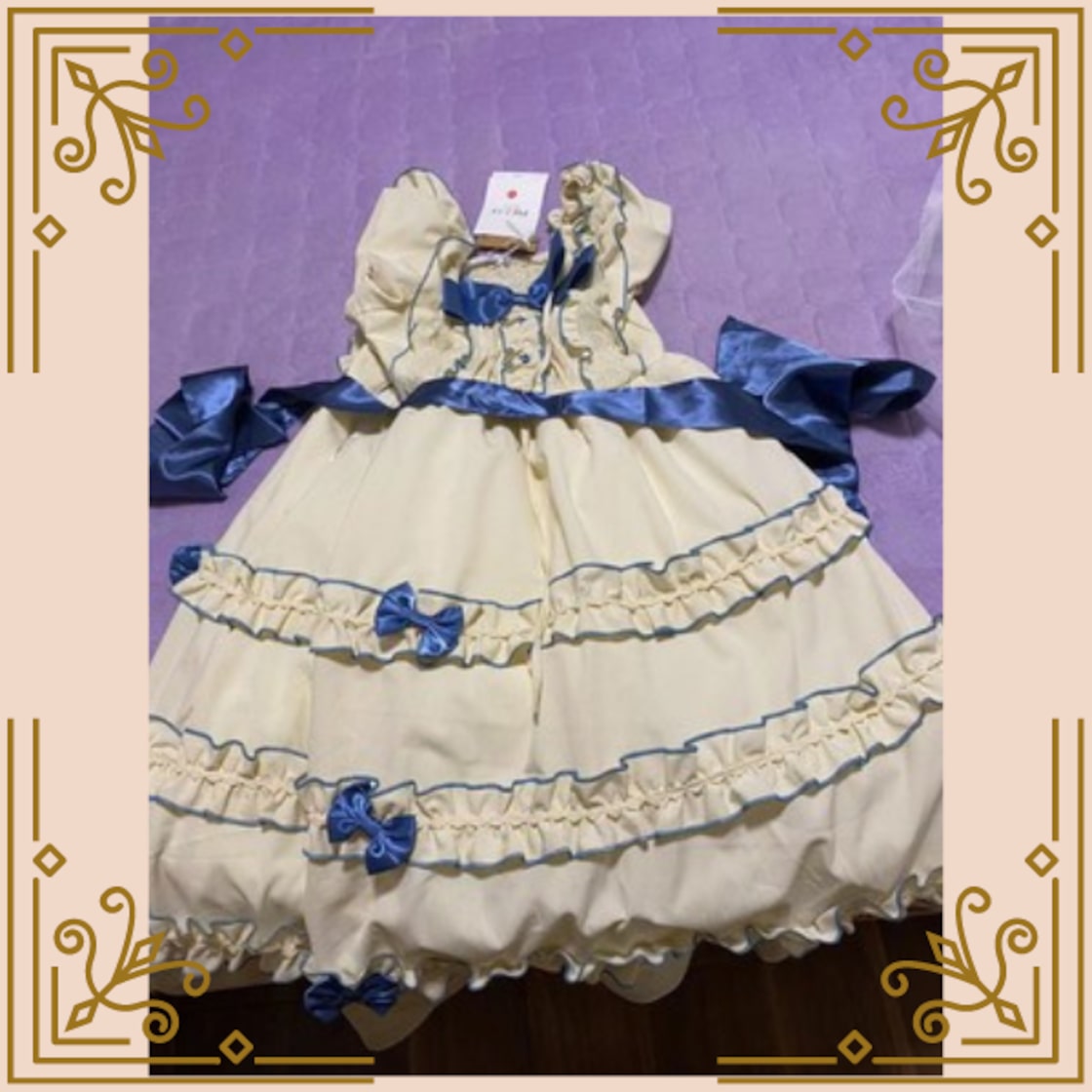 ♢ホワイトのフリフリプリンセスドレス♢trnd955 | Pay ID