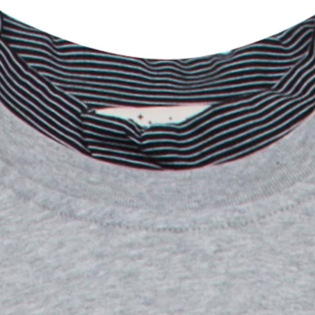 faded logo layered long tee　フェードロゴレイヤードロングティー　J2175