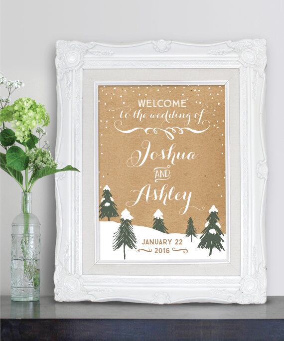 ★オーダーメイドウェルカムボード 【Winter】