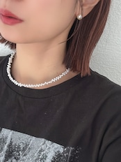 パールチップネックレス