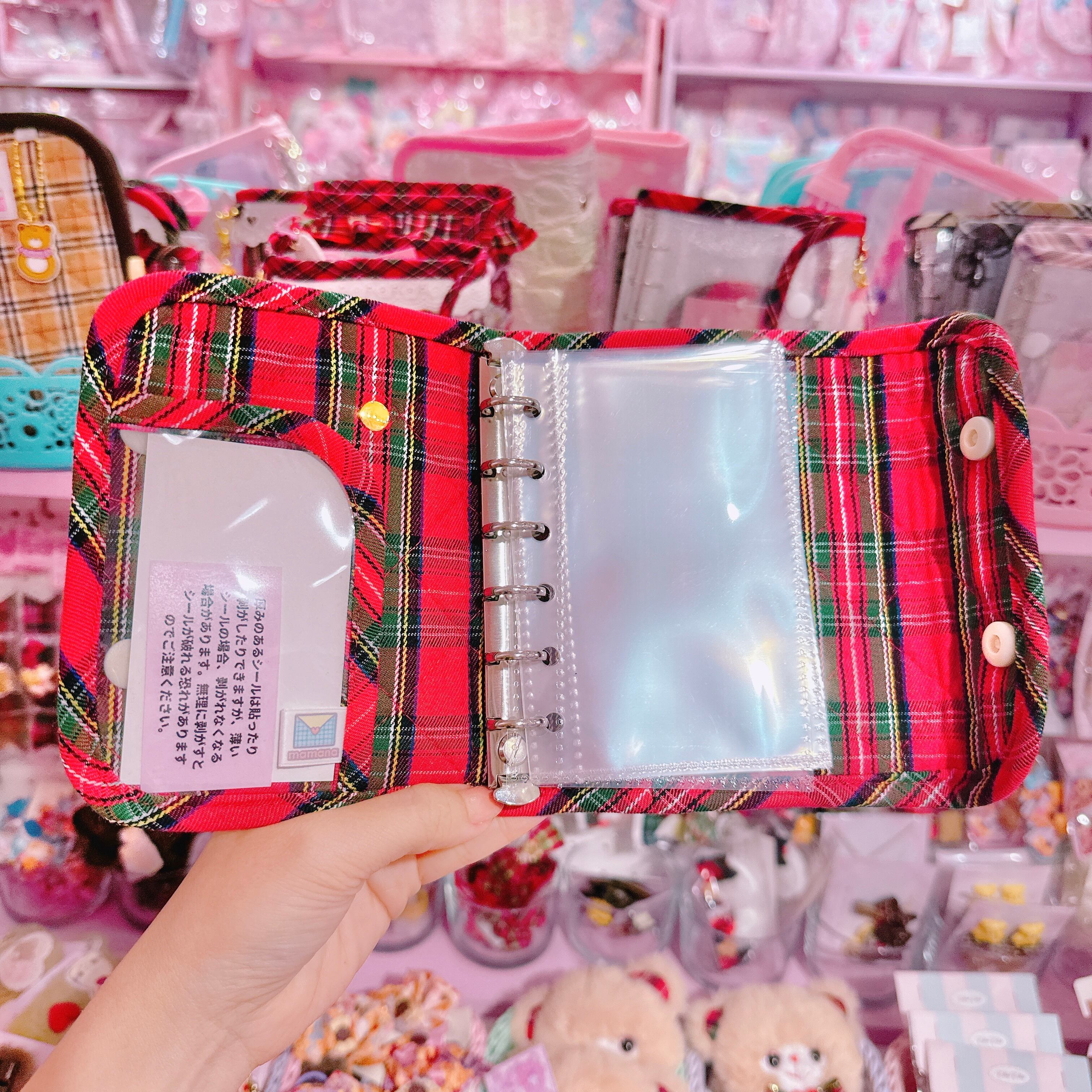 【N4】45-2シール帳ミニ6穴サイズ(台紙10枚セット)