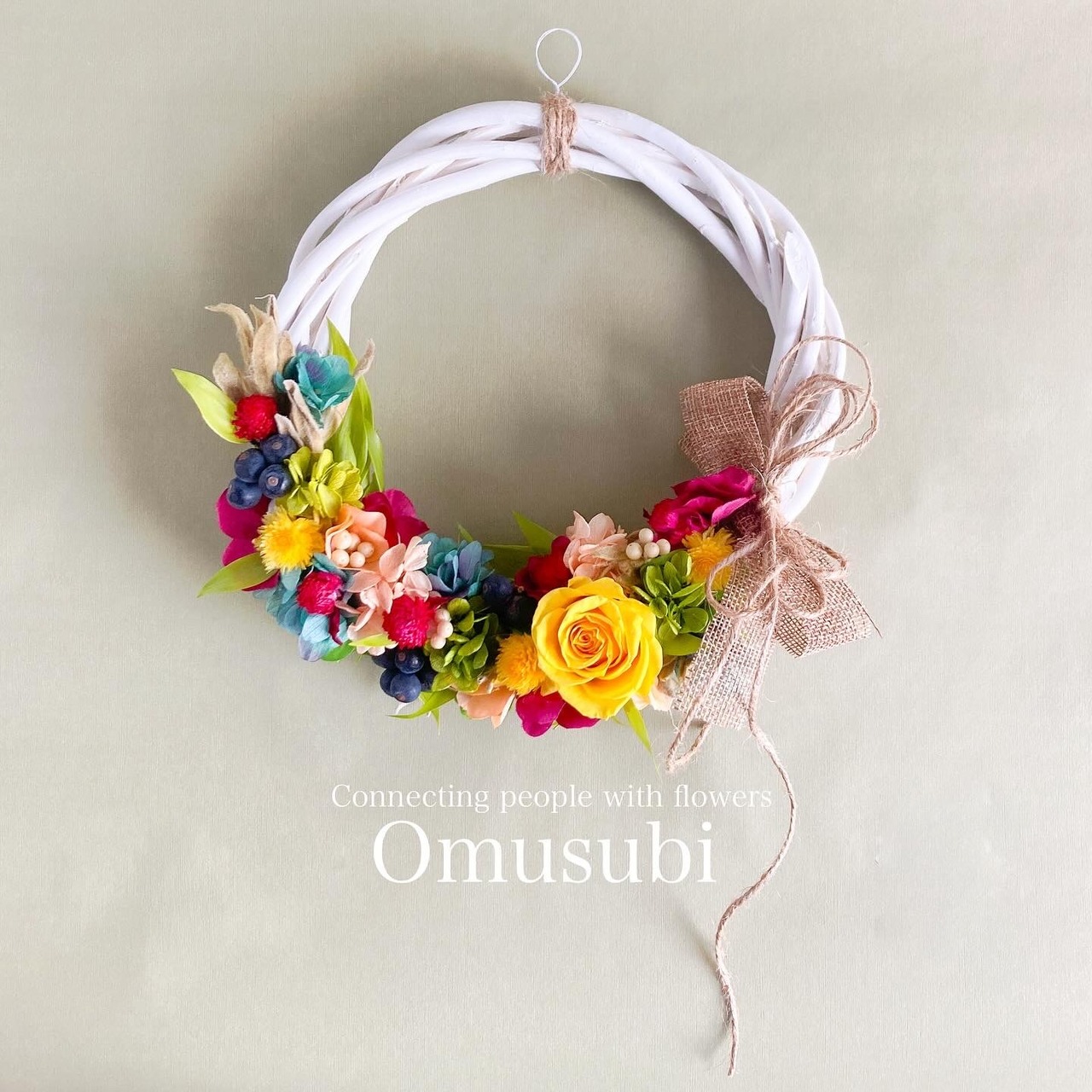 ◇ナチュラルリース◇ドライフラワーリース◇母の日ギフト 019 