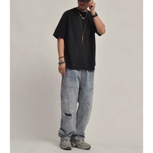 Basic drop shoulder tee 1415