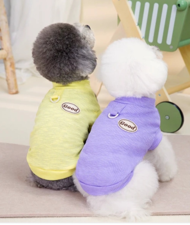 服 犬用 春夏 ペット用品 BQ2702 Lサイズ パープル