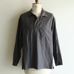 STILL BY HAND【 mens 】 cupro cotton skipper shirt