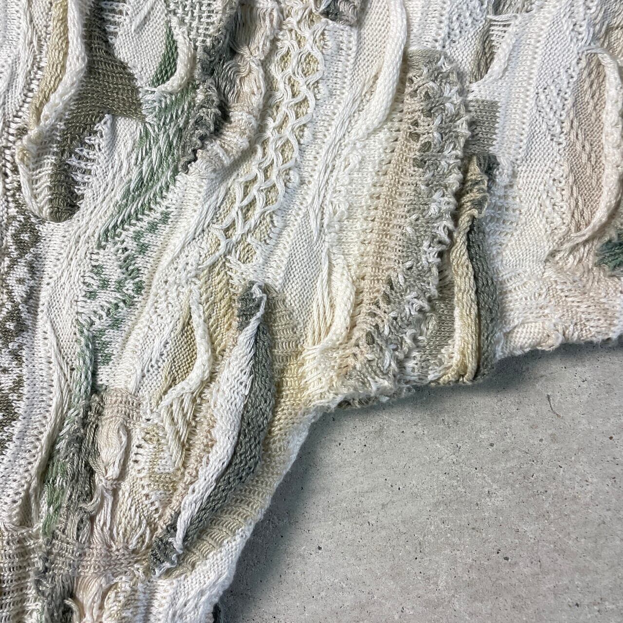 90年代 オーストラリア製 COOGI クージー 3Dニット セーター メンズL  