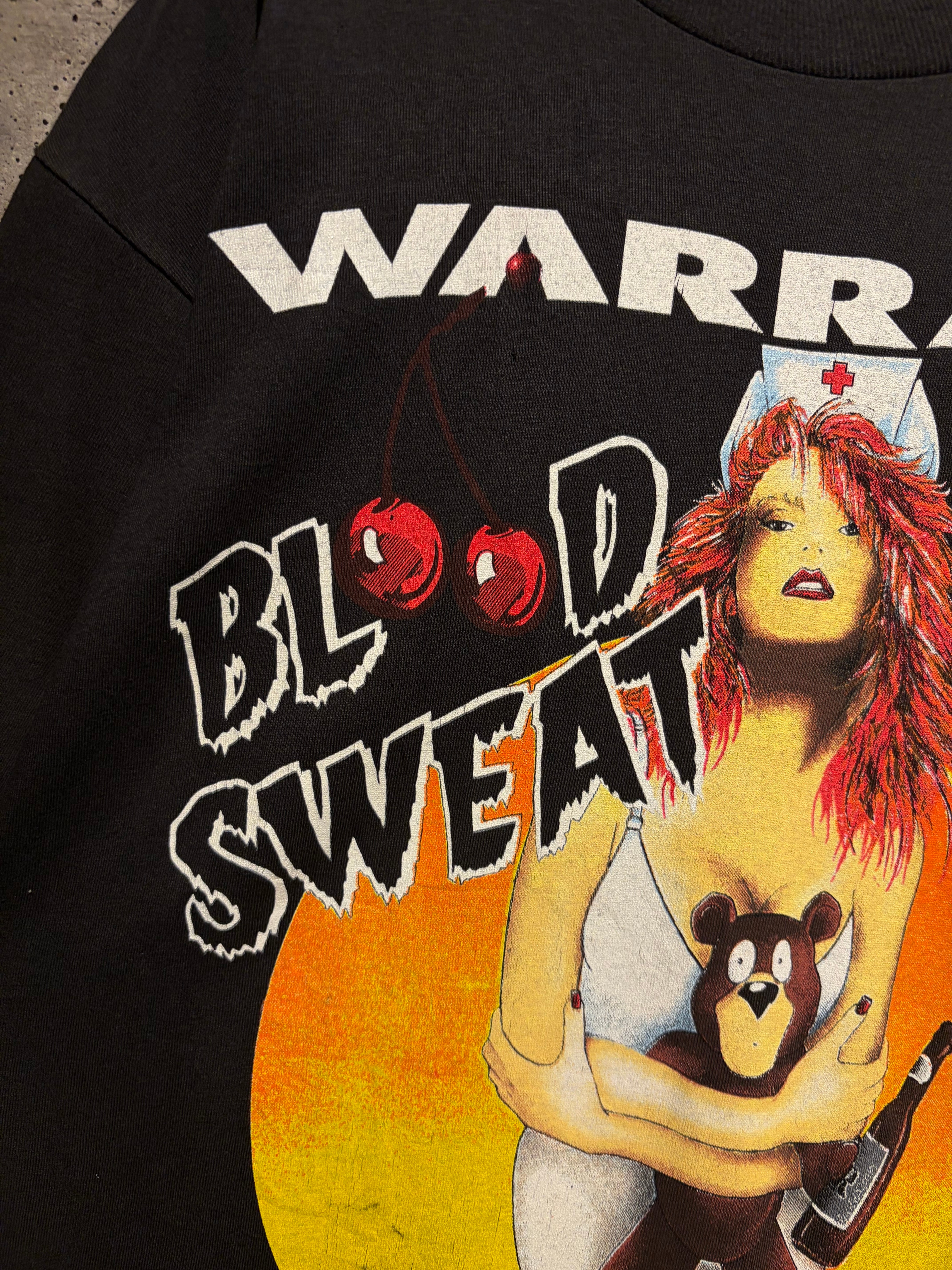 90s WARRANT Blood Sweat and Beers Tシャツ Caka】90's “WARRANT”