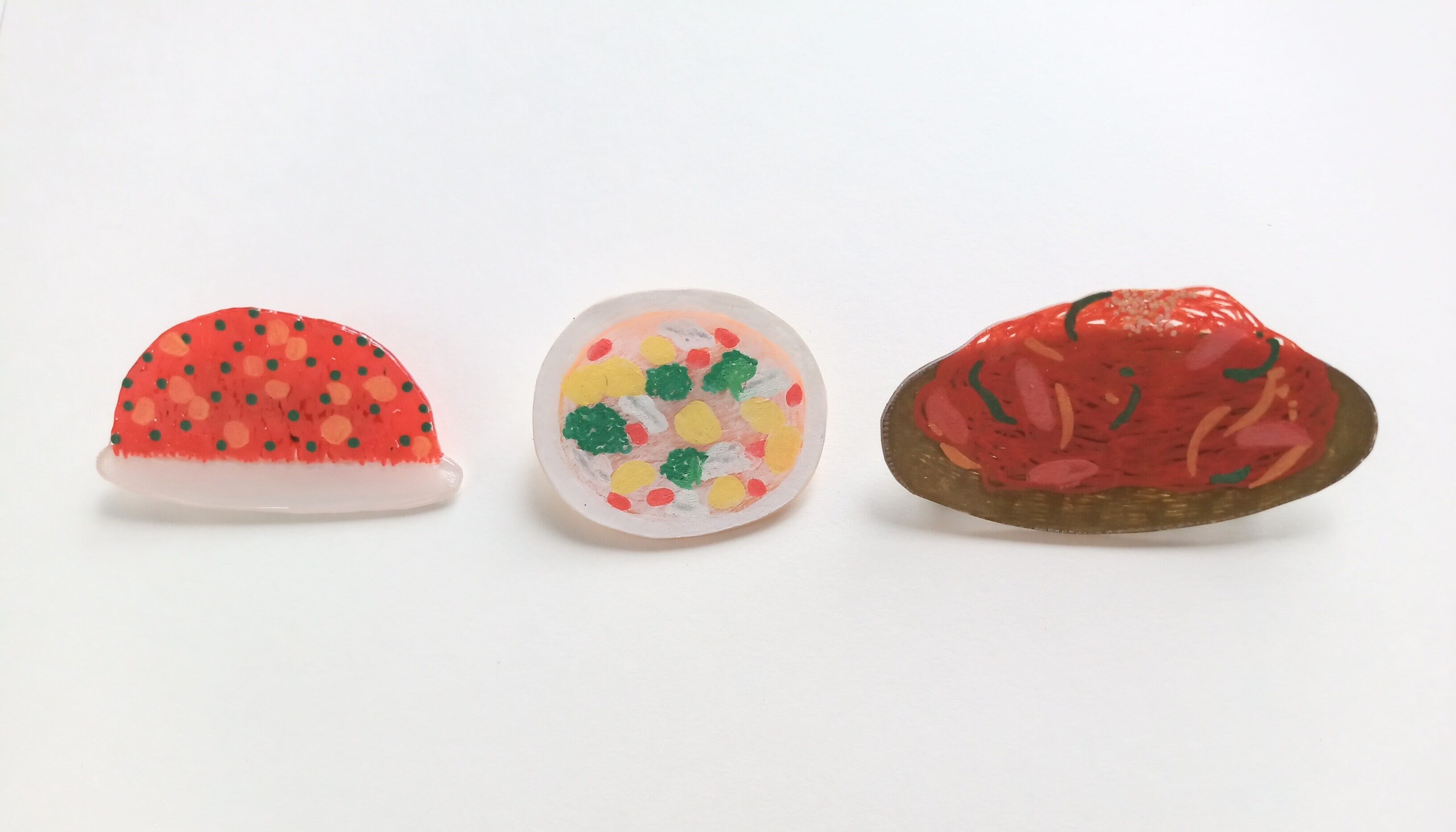 ヘンテコ ブローチ 「チキンライス」