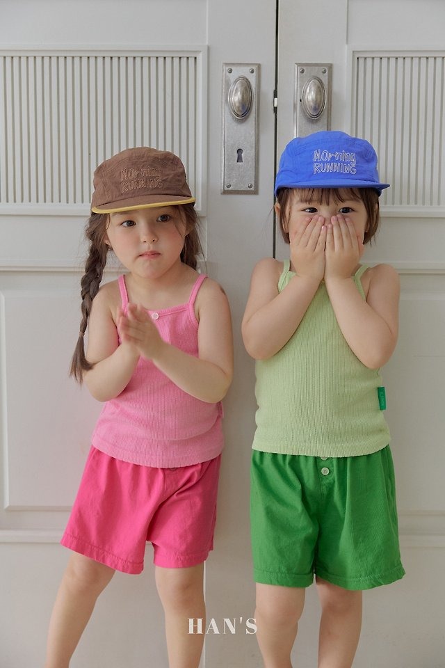 【取寄】hans｜button pants｜ボタンパンツ｜XS-JM｜kids&jr｜26 summer