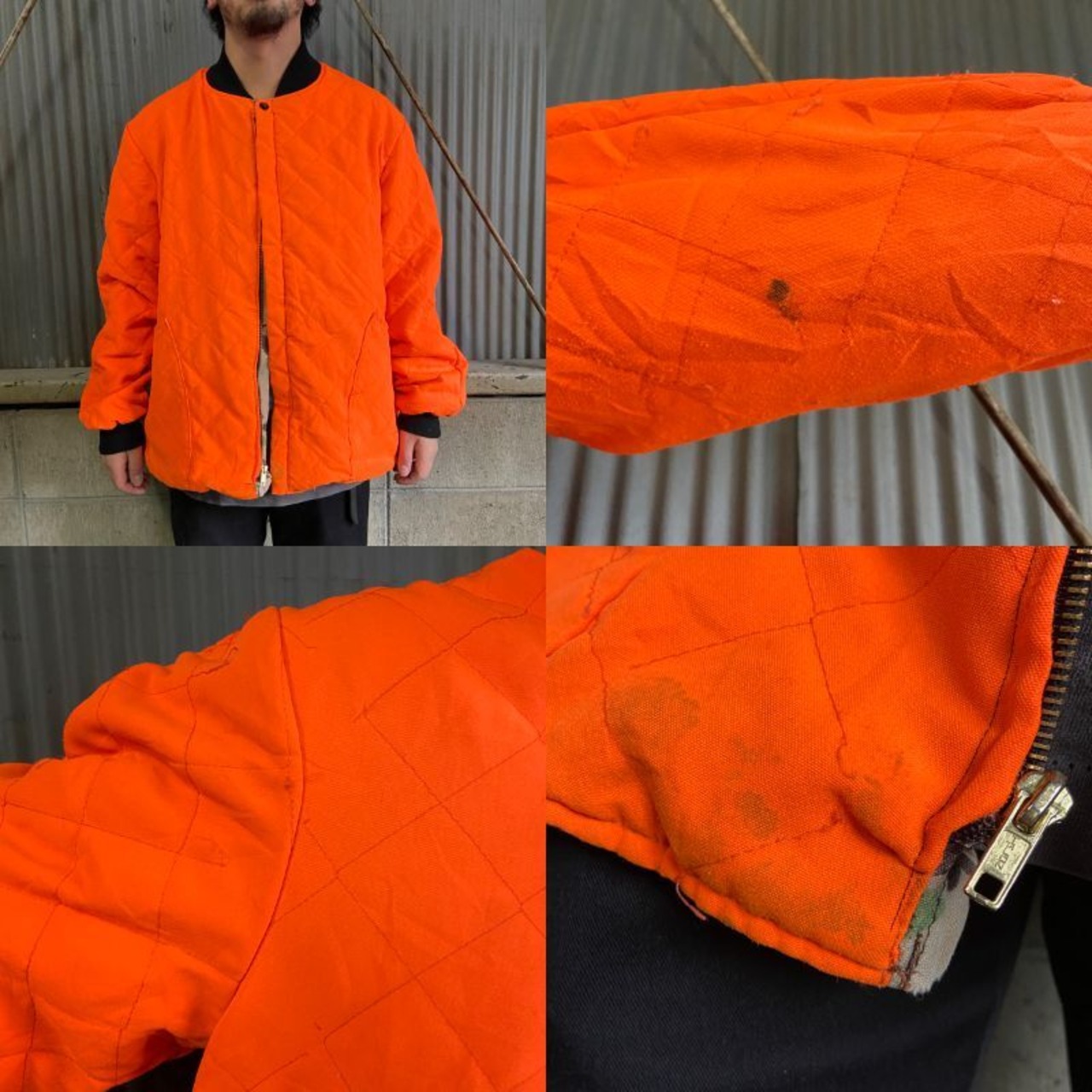 訳あり 80年代 Clarkfield Outdoors ハンターカモ 迷彩 コットン