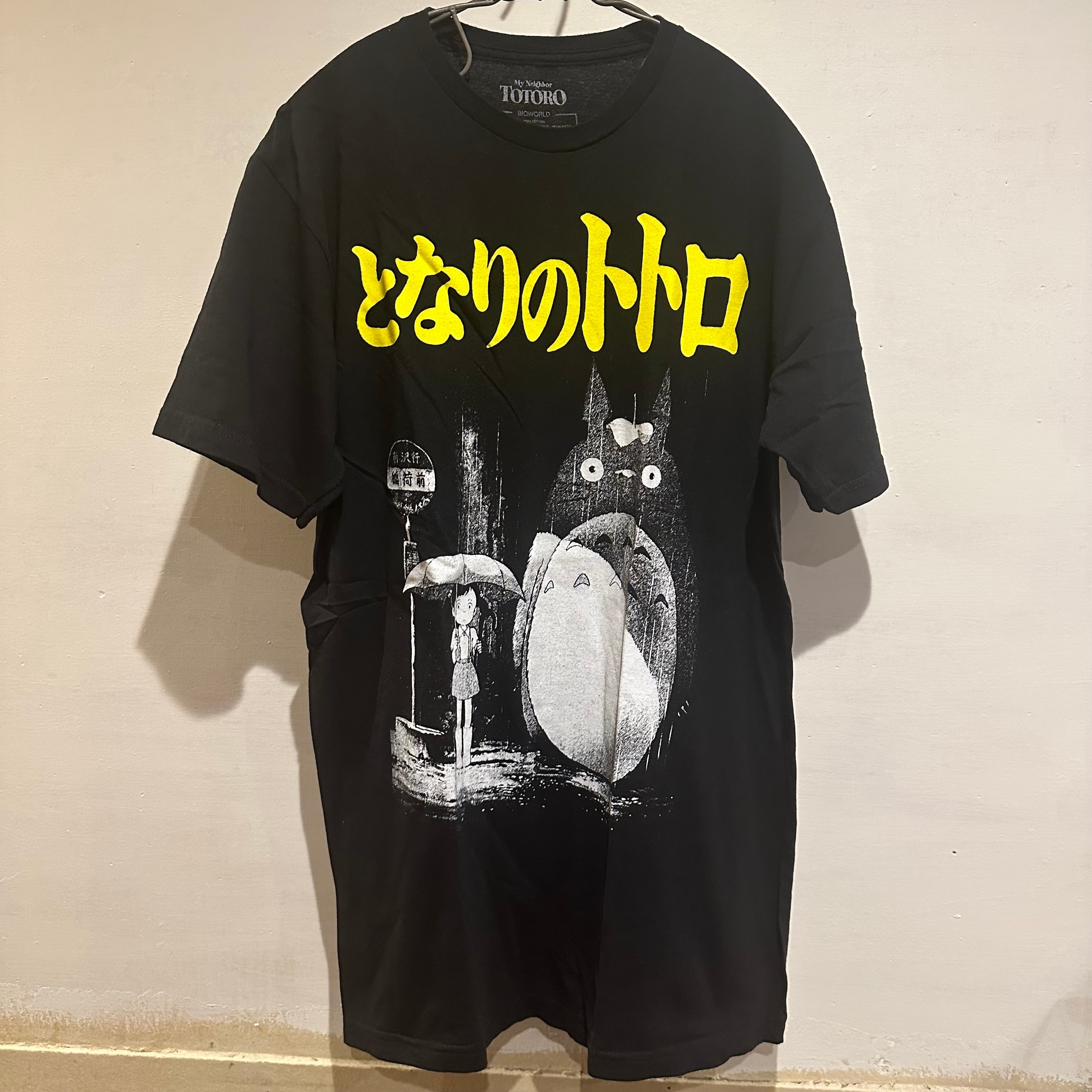 PORTER  となりのトトロ コラボ Tシャツ ブラック Lサイズ となりのトトロ x PORTER(となりのトトロ x ポーター) T-SHIRT(L