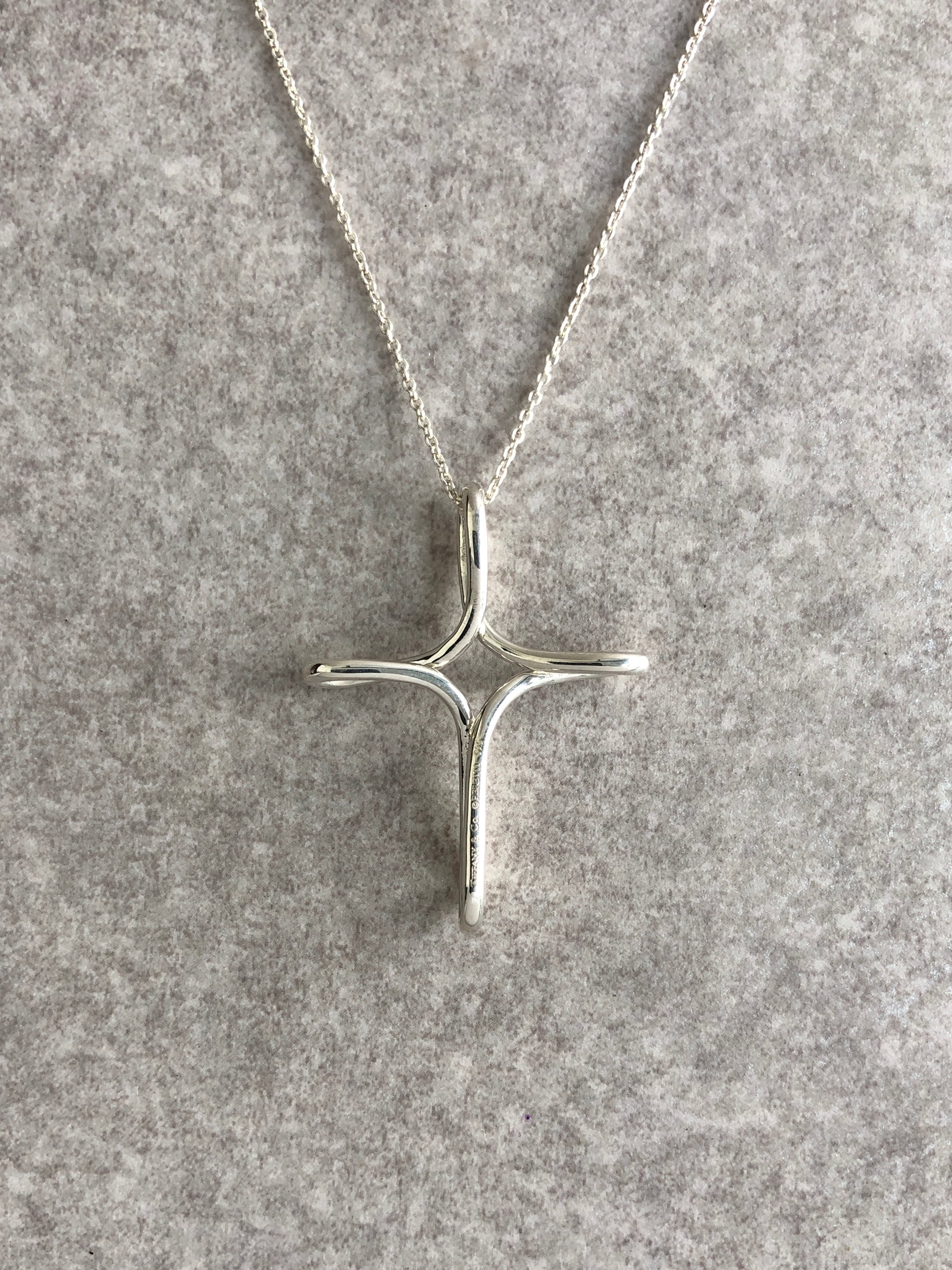Tiffany & Co. ティファニー ネックレス シルバー オープンクロス 925