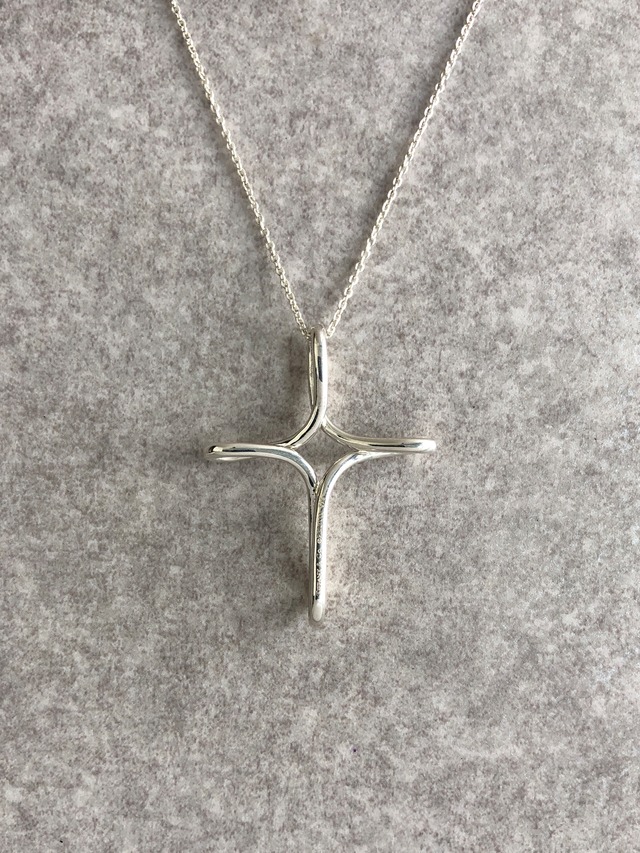 Tiffany & Co. ティファニー ネックレス シルバー オープンクロス 925 vintage ヴィンテージ オールド h43x6c