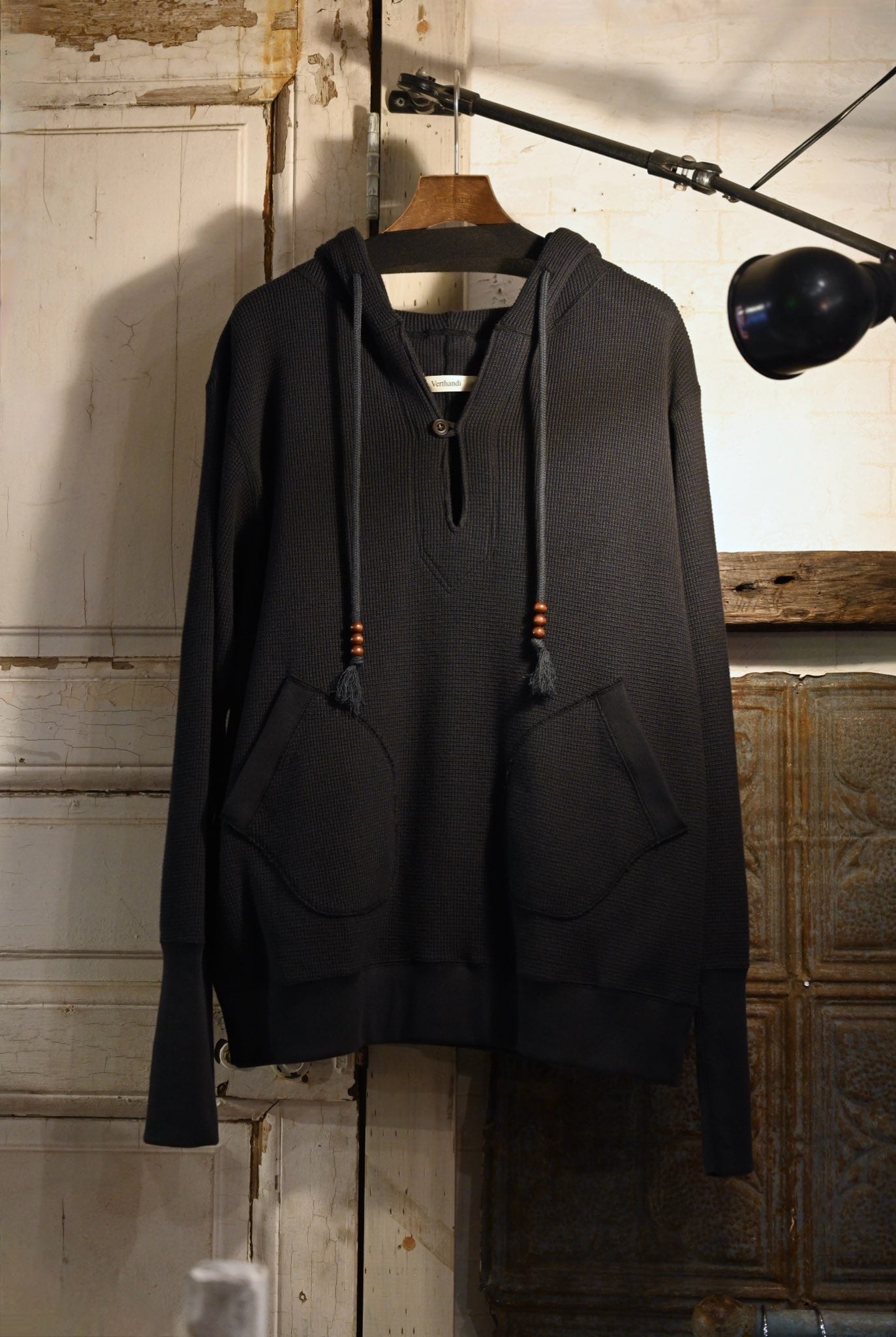 ナンバーナインのコットン、カシミヤ混キャスケット CABaN コットン