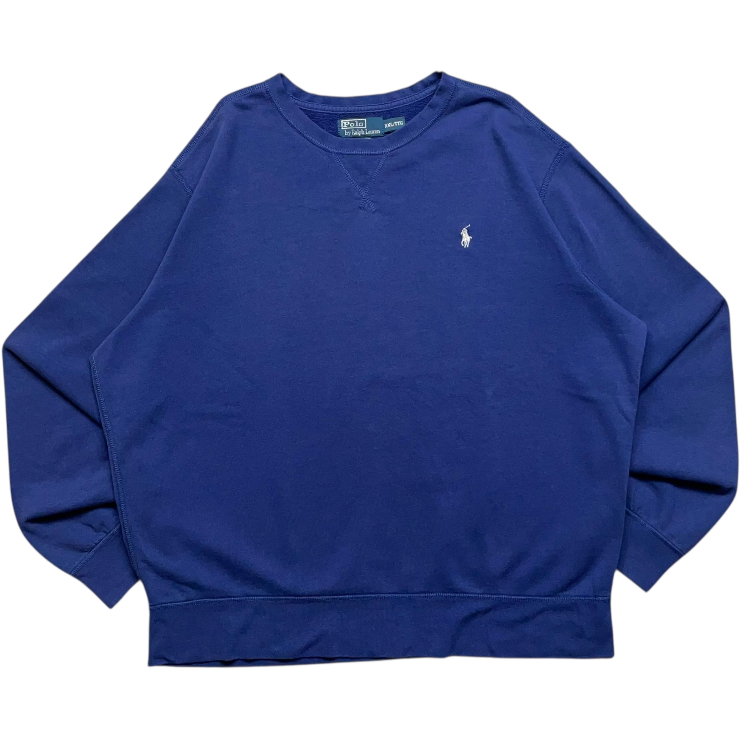 《XXL》Ralph Lauren ラルフローレン ワンポイントポニー スウェット ブルー no.9333