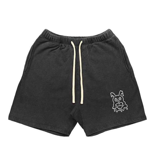 Vintage Melty Heart Sweat Pants black M1004