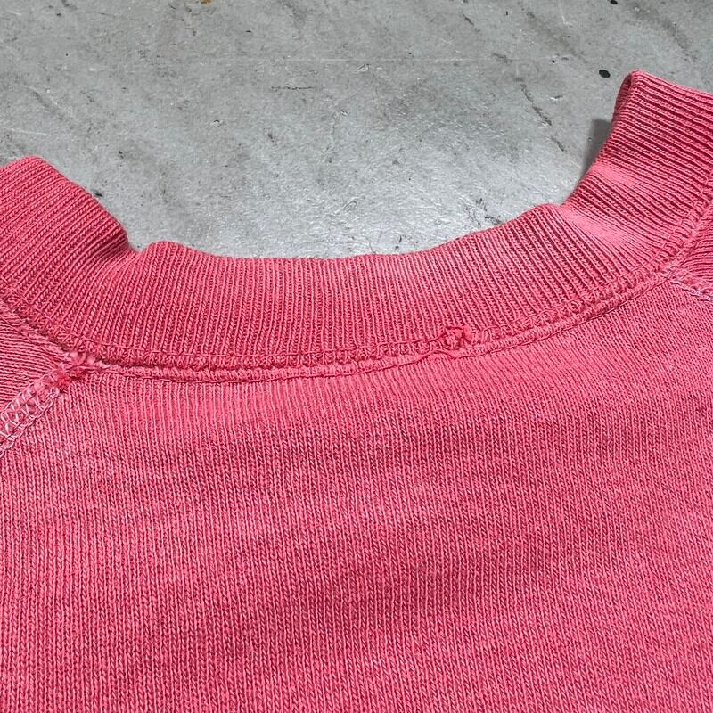 60s 半袖スウェット　サーモンピンク 60s RAIN FAIR 半袖スウェット サーモンピンク - Sixpacjoe Web Shop
