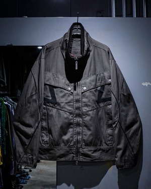 【add (C) vintage】“VOLVO”Pocket Gimmick Loose Stand Collar Duck Jacket